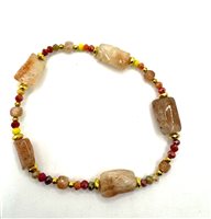 Bracciale Domar Donna Bracciali pietre naturali in Lega metallica Corniola BRLE-29-280